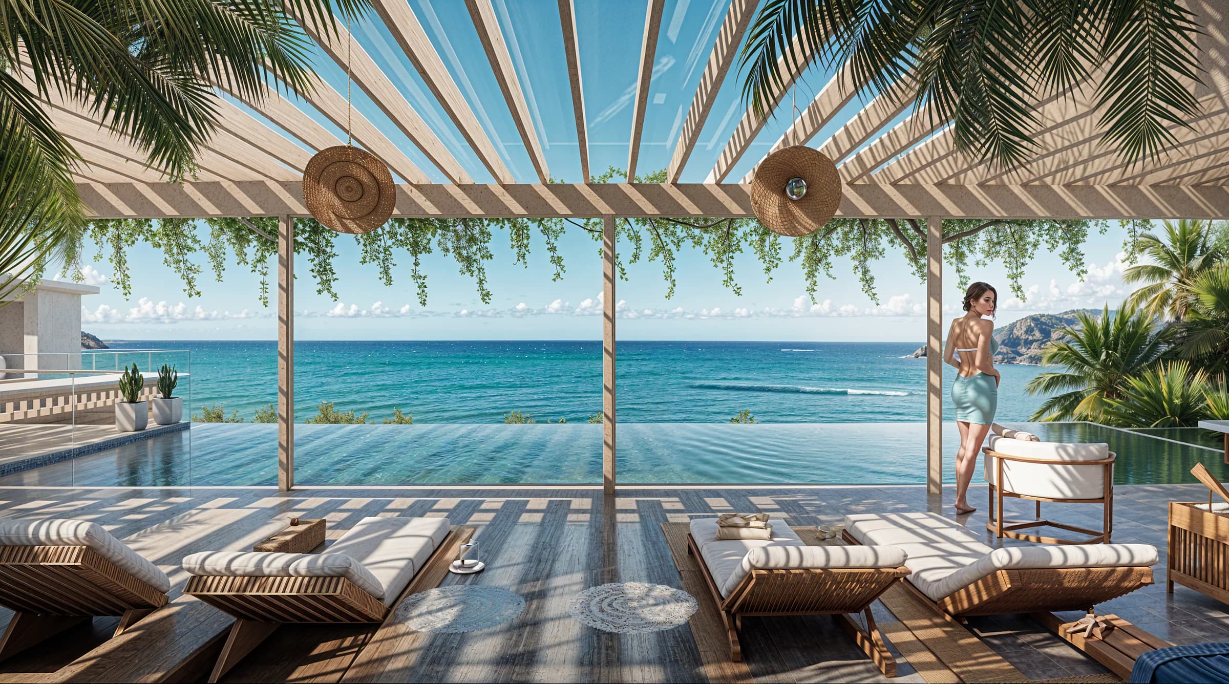 Adults-only rooftop pool and ocean-facing lounge